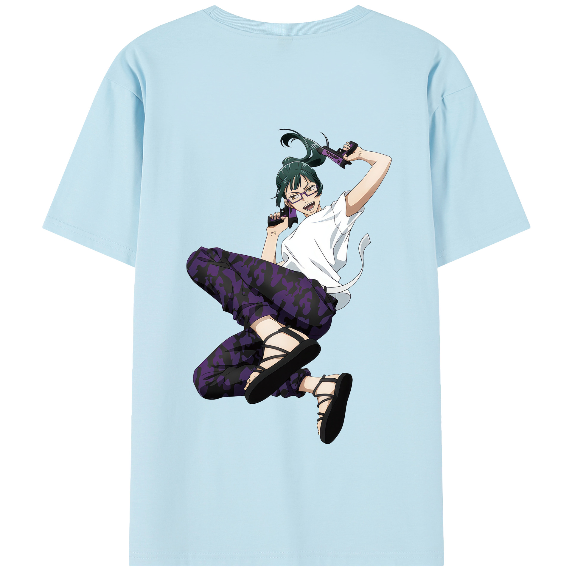 （画像用） 呪術廻戦 Jujutsu Kaisen 綿100％半袖Tシャツ（背面プリント）